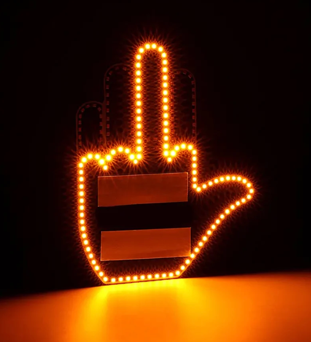 Road Gesture™ - Car Led Hand Sign